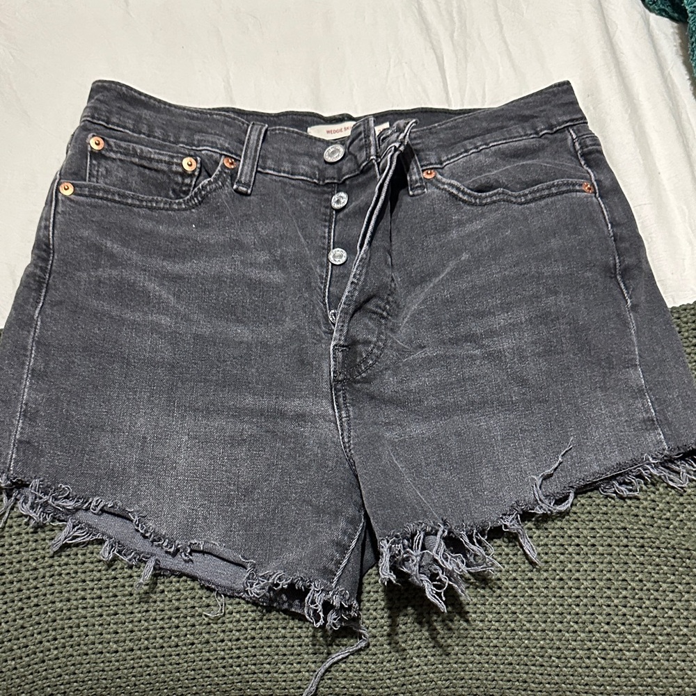 Levi’s wedgie denim shorts